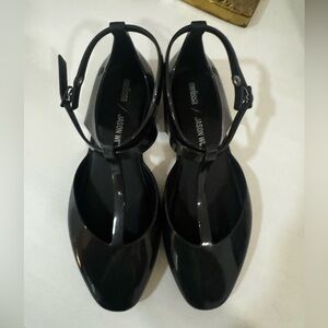 Melissa x Jason Wu Black Jelly Sandals